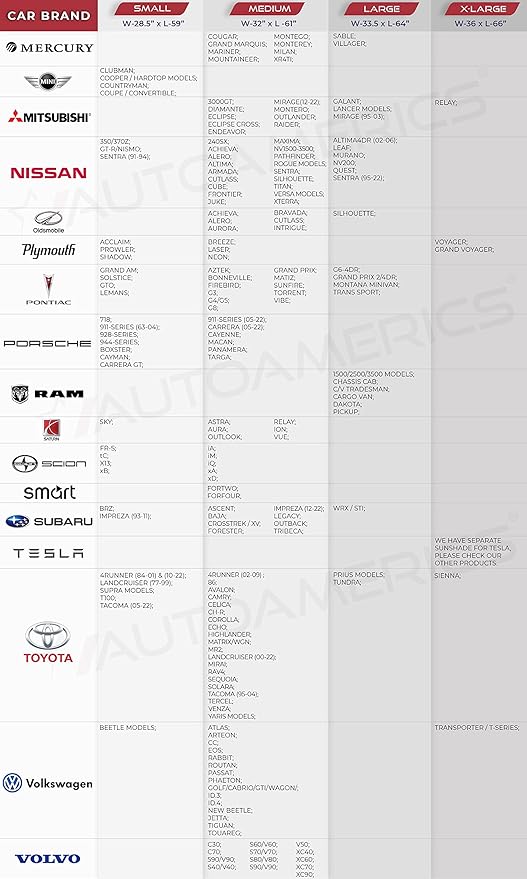 Autoamerics 1-Piece Windshield Sun Shade Standard Silver Foldable Car Front Window Sunshade for Most Cars SUV Truck - Heat Blocker Visor Protector Blocks Max UV Rays and Keeps Your Vehicle Cool Medium