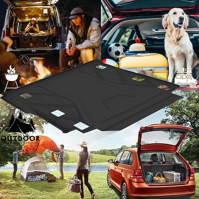 Cargo Mat fit for 2018-2025 Jeep Wrangler JL 4X4 with OEM Subwoofer, All-Weather Guard Trunk Mat Cargo Liners Heavy Duty Waterproof Odorless Durable fit for Wrangler JL 4 Door - NOT FIT 4XE OR JK