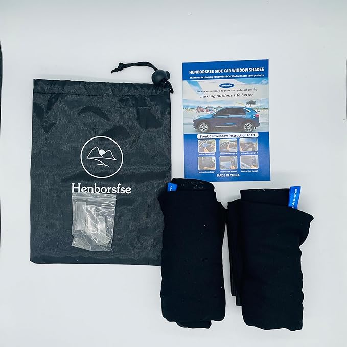 Car Rear Side Window Sunshade -2 Pack,Mesh Baby sedans car Window Screen,Breathable Soft Nylon Sock stly,Double Layer Privacy Protection,Elastic mesh car Shade fit Most Vehicles(Max43.5"*30.5")