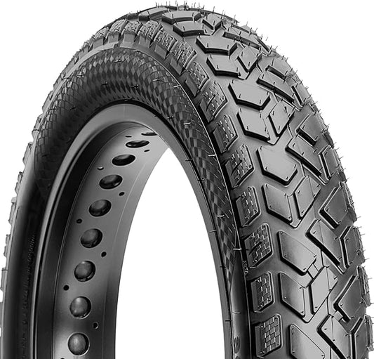 Hycline 20x4.0 E-Bike Fat Tire - Heavy Duty 20inch Electric Replacement Fat Tires, High-Performance Wear-Resistant Mountain Bicycle Tyre, All-Terrain Bike Tires for Street & Trail Riding