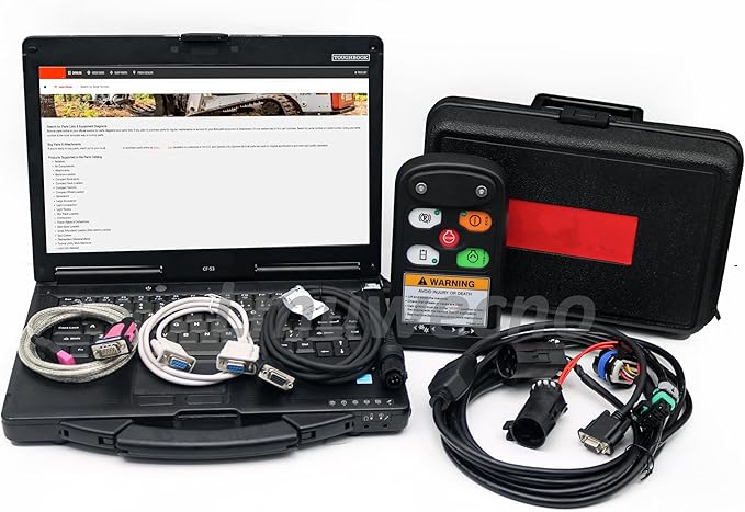 Ready to Use for Bobcat Service Analyzer Bobcat Diagnostic Tool (RST) with Laptop Service Tool Harness Remote Start Tool (Service Analyzer+Bobcat Parts)