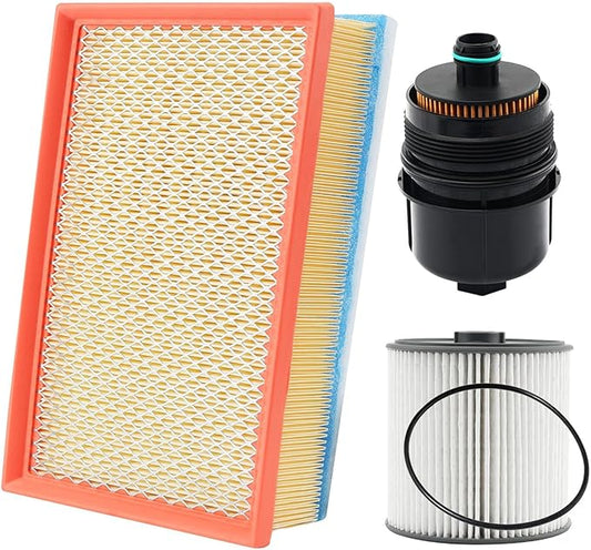 Ecodiesel 3.0L Oil Filter & Air Filter Set Replacement for | 2020-2023 Wrangler JL | 2020-2023 Gladiator | Replaces# 68507598AA 68498720AA 68436631AA