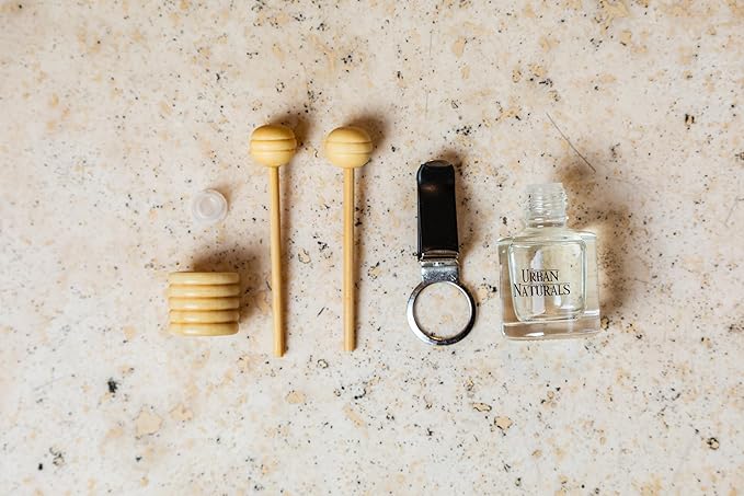 Urban Naturals Car Air Freshener Diffuser 3 Pack - Ocean Mist & Sea Salt Scent, 45+ Days Long Lasting Fragrance, Made in USA, Glass & Wood, Hanging Design + Vent Cip, Easy to Use