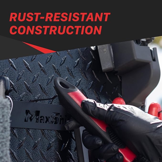 Maxshine Universal Detailing Brush Hanger - 6 Organizer Hooks, Lightweight Wall-Mounted Design for Auto Detailing Supplies, Ideal for Garage & Mobile Use, Easy to Install Car Care Organizer