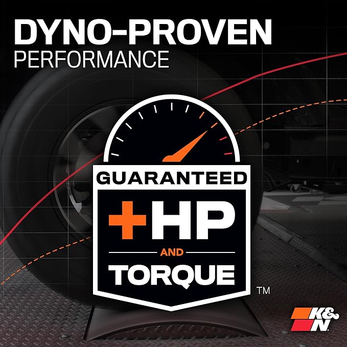 K&N Cold Air Intake System: High-Flow Air Filter, Increase Performance & Towing: Compatible with 2015-2017 FORD: F150, 57-2593