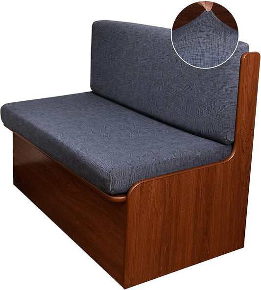 CRFATOP RV Dinette Cushion Covers Printed Elastic Camper Cushion Slipcover Stretchable Loveseat Sofa Chair Cover Furniture Protector for RV Camper Car Bench 1 Backrest Cover & 1 Bench Cover,03