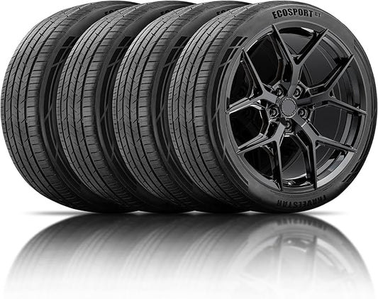 Set of 4 (Four) Travelstar Ecosport GT Ultra High-Performance 275/55R20 All Season Passenger Tire Set 275/55/20 275/55R20 XL 117H Dual Tread Design for Sports Cars & Luxury Sedans[TIRE ONLY]