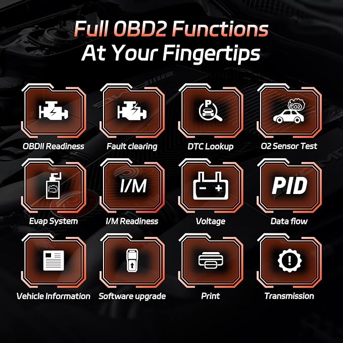 KONNWEI OBD2 Scanner Fit for BMW Mini, Battery Registration & Reset Tool for BMW Mini, Car Scanner Diagnostic Tool, Code Reader & Clear, Full Vehicle System Scan, ABS、SRS、EPB、Oil Reset etc.