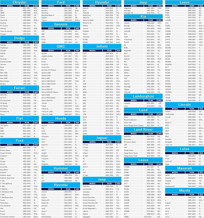 Tecoom Waterproof All-Weather Car Cover, Thick Non-Woven Outdoor Full Cover with Hidden Zippered Mirror Pockets, Rain Sun Wind Hail Protection, Universal Fit 167–172" for BMW Z4