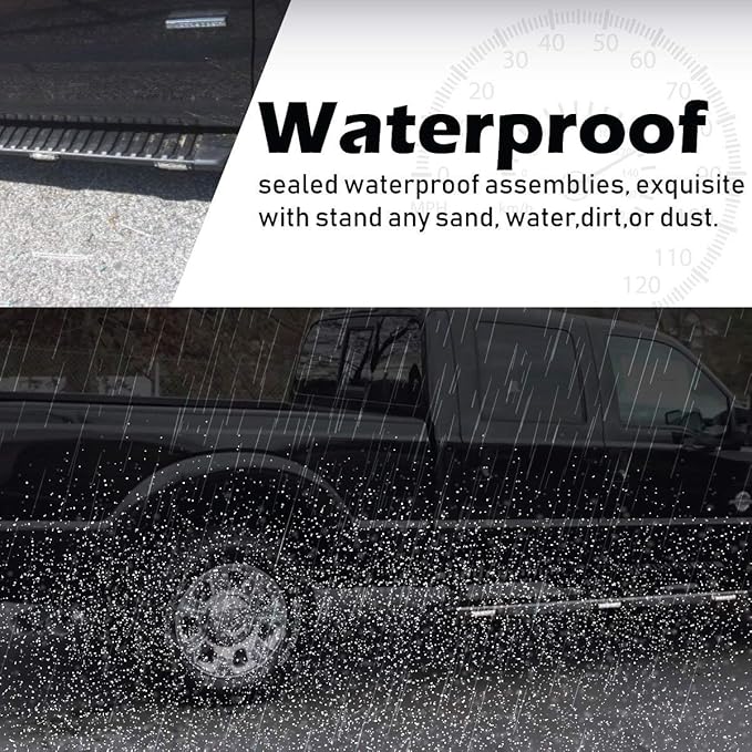 MADCATZ 3.8 Inch Mix Set 10 Amber 10 Red 10 White LED Clearance Lamp 6 Led Side Marker Indicators Lights 2835 SMD for Truck Lorry Trailer Bus Cabin Boat 12V DC Waterproof Pack of 30