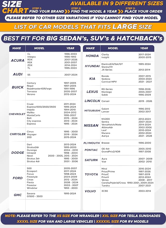 EcoNour Car Front Windshield Sun Shade for Car | SUV Accessories for Maximum Sun and Heat Protection | UV-Blocking Windshield Dash Cover & Sun Visor for Cooler Interior | Large (64 x 34 Inches)