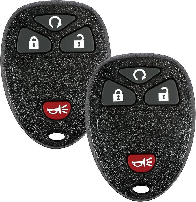VOFONO Key Fob Replacement Suitable for Chevy Silverado Tahoe Suburban Avalanche Equinox Express Traverse GMC Acadia Yukon Sierra Savana 2007-2016 Keyless Entry Remote Control OUC60270 OUC60221