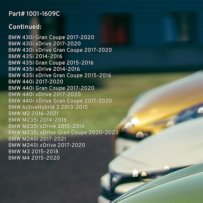 QUALITY-BUILT Premium Ceramic Front Brake Pads 1001-1609C Compatible with 2013-2023 BMW (228i,230i,230i xDrive,320i,320i xDrive,328d xDrive,328i,328i GT xDrive,328i xDrive,330i,330i xDrive,335i,335i)