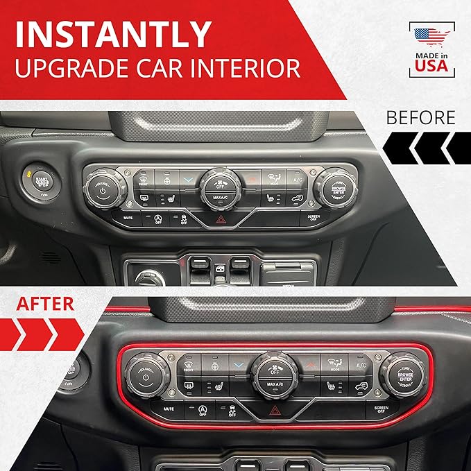 All-Fit Automotive Car Gap Filler – 10 Ft White Trim Molding for Car Accessories Interior – Universal, Flexible Car Interior Accessories for Dashboards, Panels, & Air Vents – Easy DIY Installation