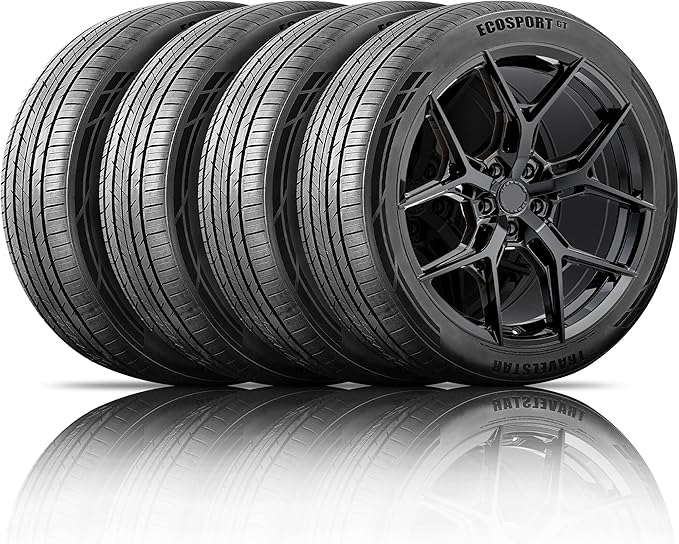 Set of 4 (Four) Travelstar Ecosport GT Ultra High-Performance 295/25R20 All Season Passenger Tire Set 295/25/20 295/25ZR20 XL 95W Dual Tread Design for Sports Cars & Luxury Sedans[TIRE ONLY]