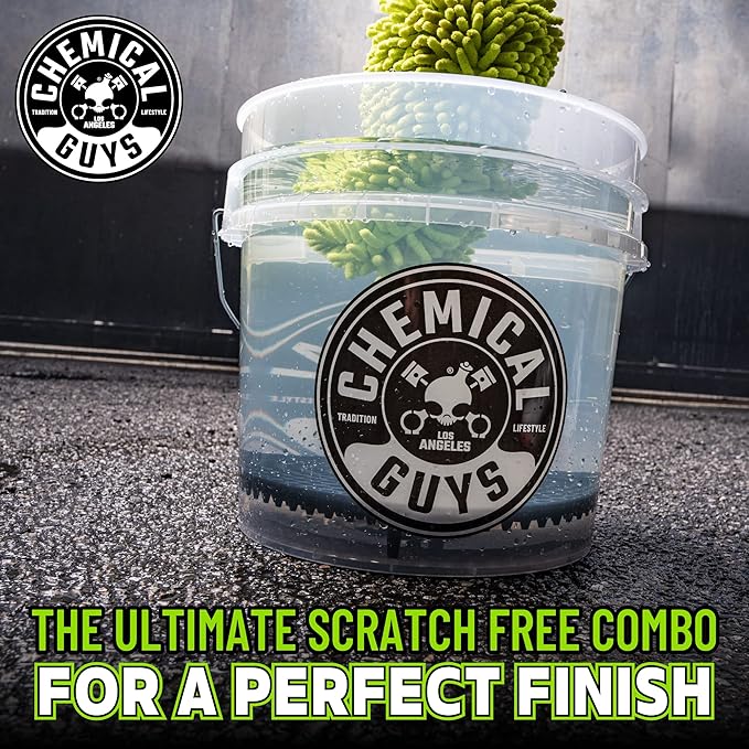 Chemical Guys 16-Piece Arsenal Builder Car Wash Kit with Foam Cannon, Bucket, and 6 x 16 oz Car Care Chemicals - Works with Pressure Washers for Cars, Trucks, SUVs, Motorcycles, and More