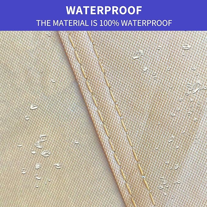 Heavy Duty Outdoor Car Cover Custom Fit for Tesla Model 3, Windproof All Weather Waterproof Sun Rain UV Dust Snow Protection Outdoor Car Covers