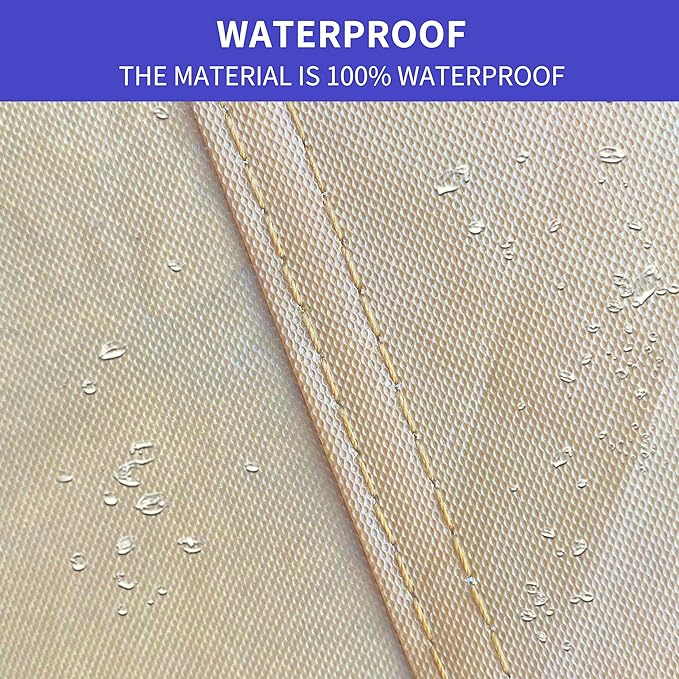 Heavy Duty Outdoor Car Cover Compatible with Chevrolet Tahoe,Windproof All Weather Waterproof Sun Rain UV Dust Snow Protection Outdoor Car Covers