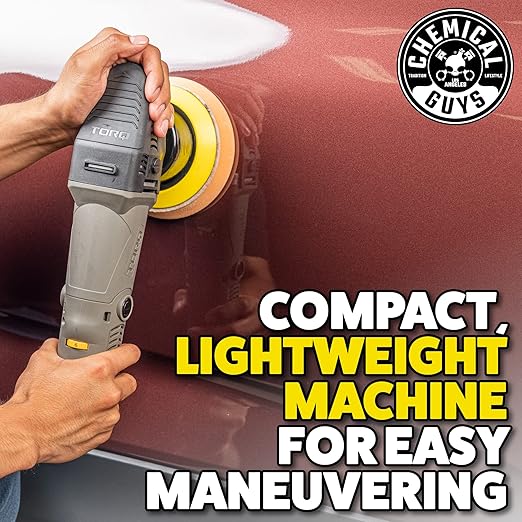 Chemical Guys TORQX Dual-Action Random Orbital Polisher Detailing Kit – 13-Piece Bundle With Arsenal Range Bag, Pads, Towels, Pad Cleaner & Conditioner, Premium Car Buffer For Detailing & Shine