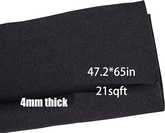 Speaker Box Carpet Fabric Black: Car Trunk Truck Auto Automotive Liner Speakers Subwoofer Interior Cover Roll Carpeting for Sub Box Polyester Fiber Material 47 X 65 in 21.25 Sqft（Folded）